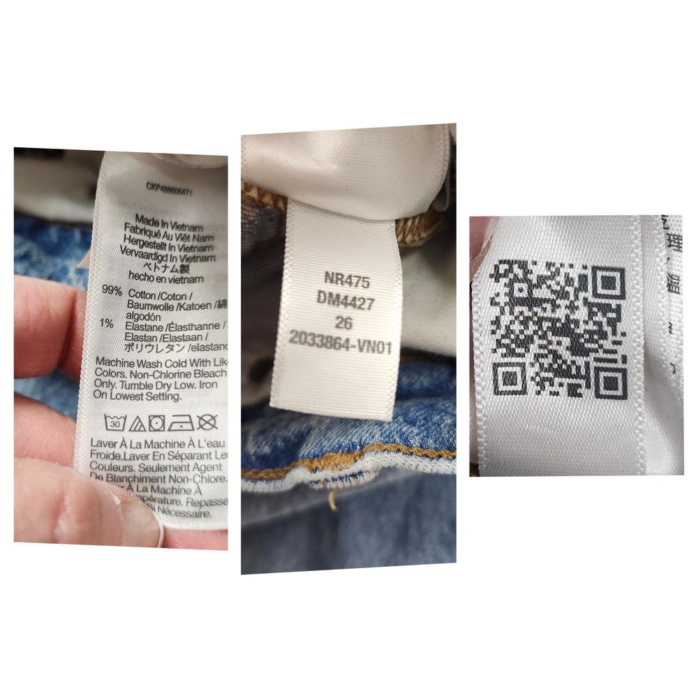 Madewell women's the perfect vintage wide leg jeans Light Indigo Blue NR475 26 - Picture 9 of 17